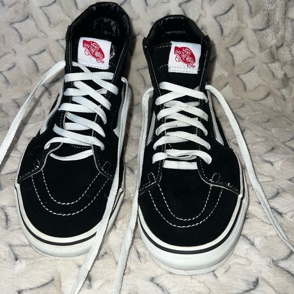 Black high top vans